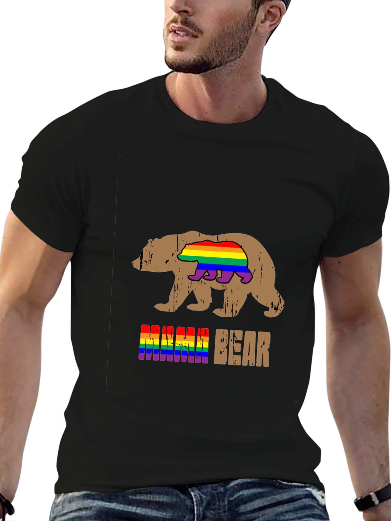 Mama Bear LGBT Pride T-Shirt