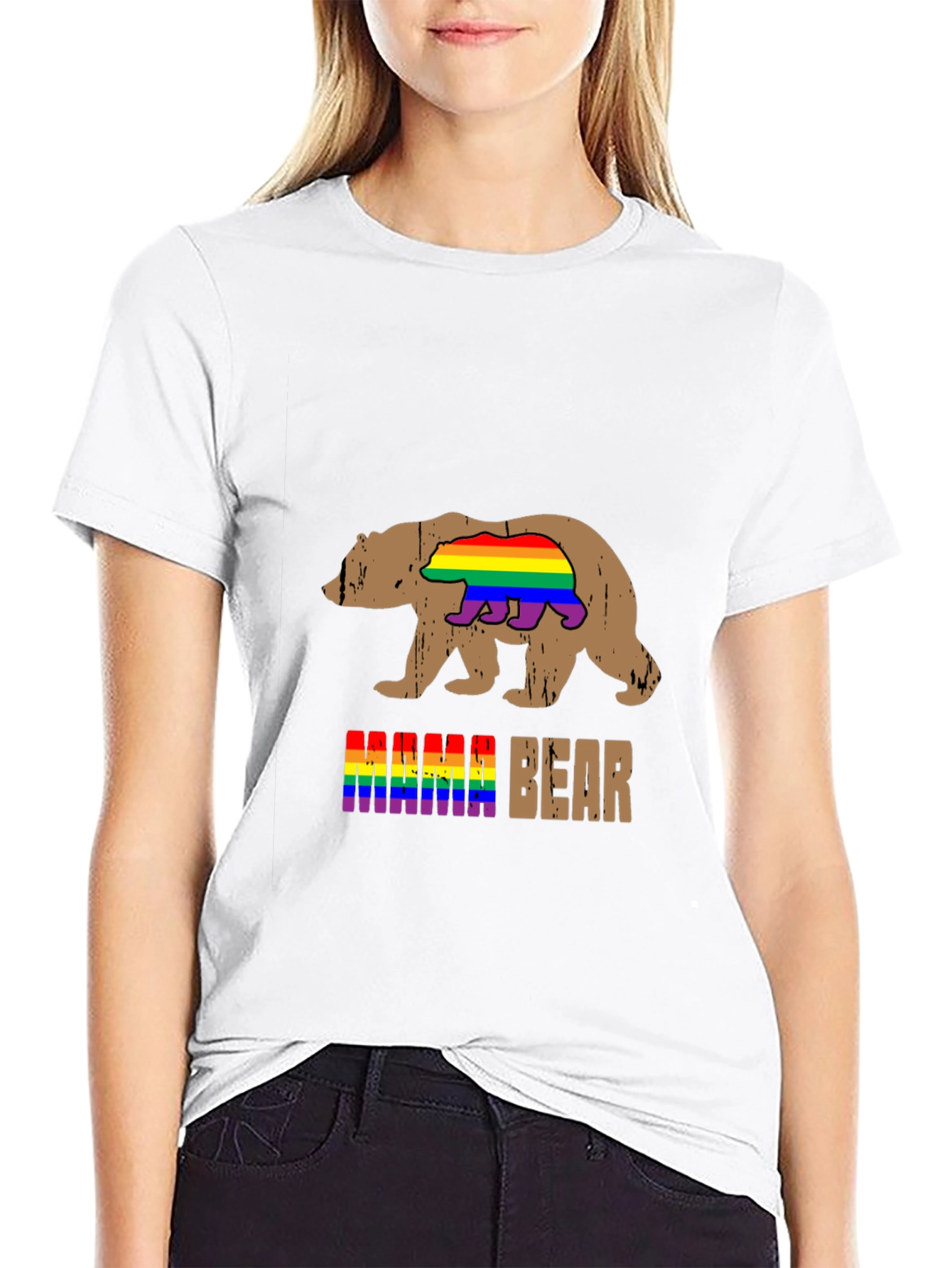 Mama Bear LGBT Pride T-Shirt