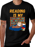 Reading is My Bedtime Sloth T-Shirt