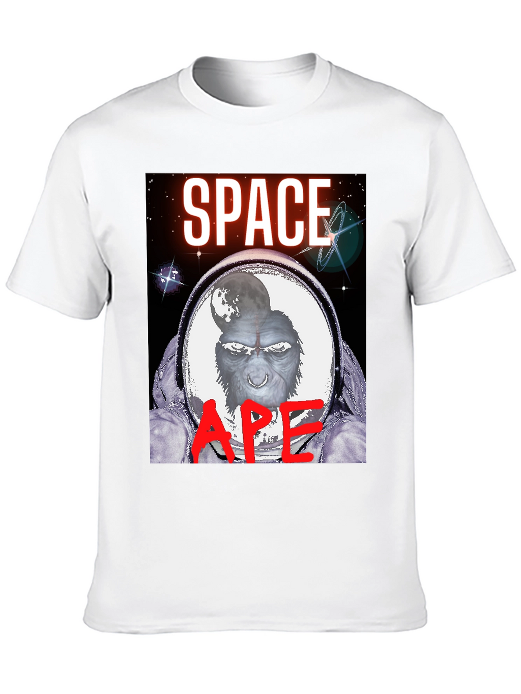 Space Ape Graphic T-Shirt - Black