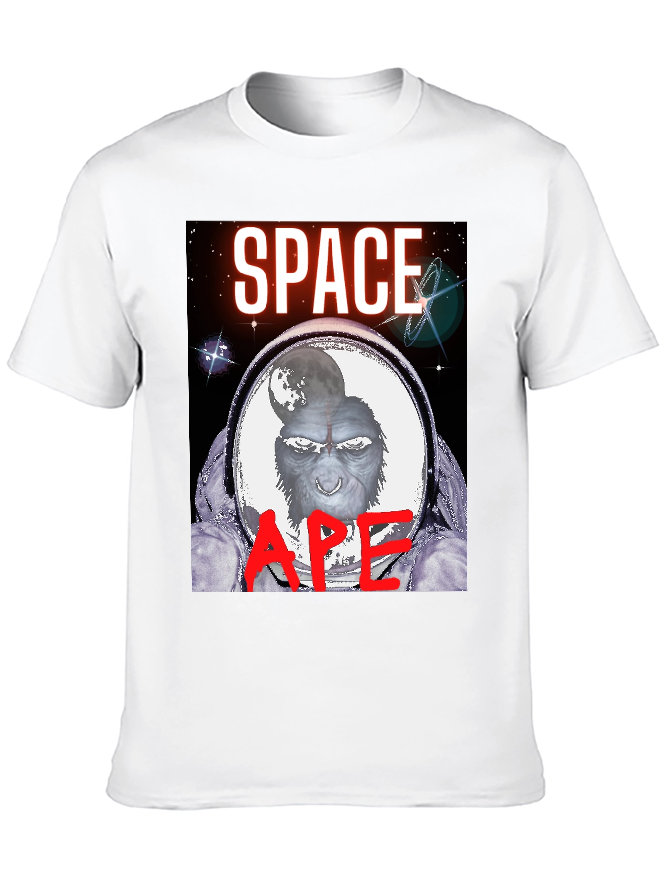 Space Ape Graphic T-Shirt - Black