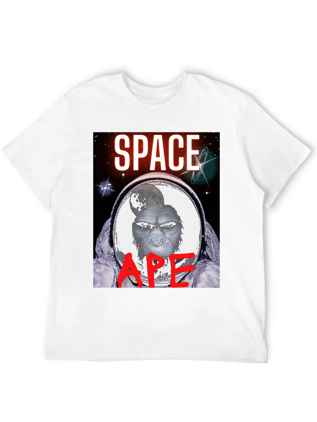 Space Ape Graphic T-Shirt - Black