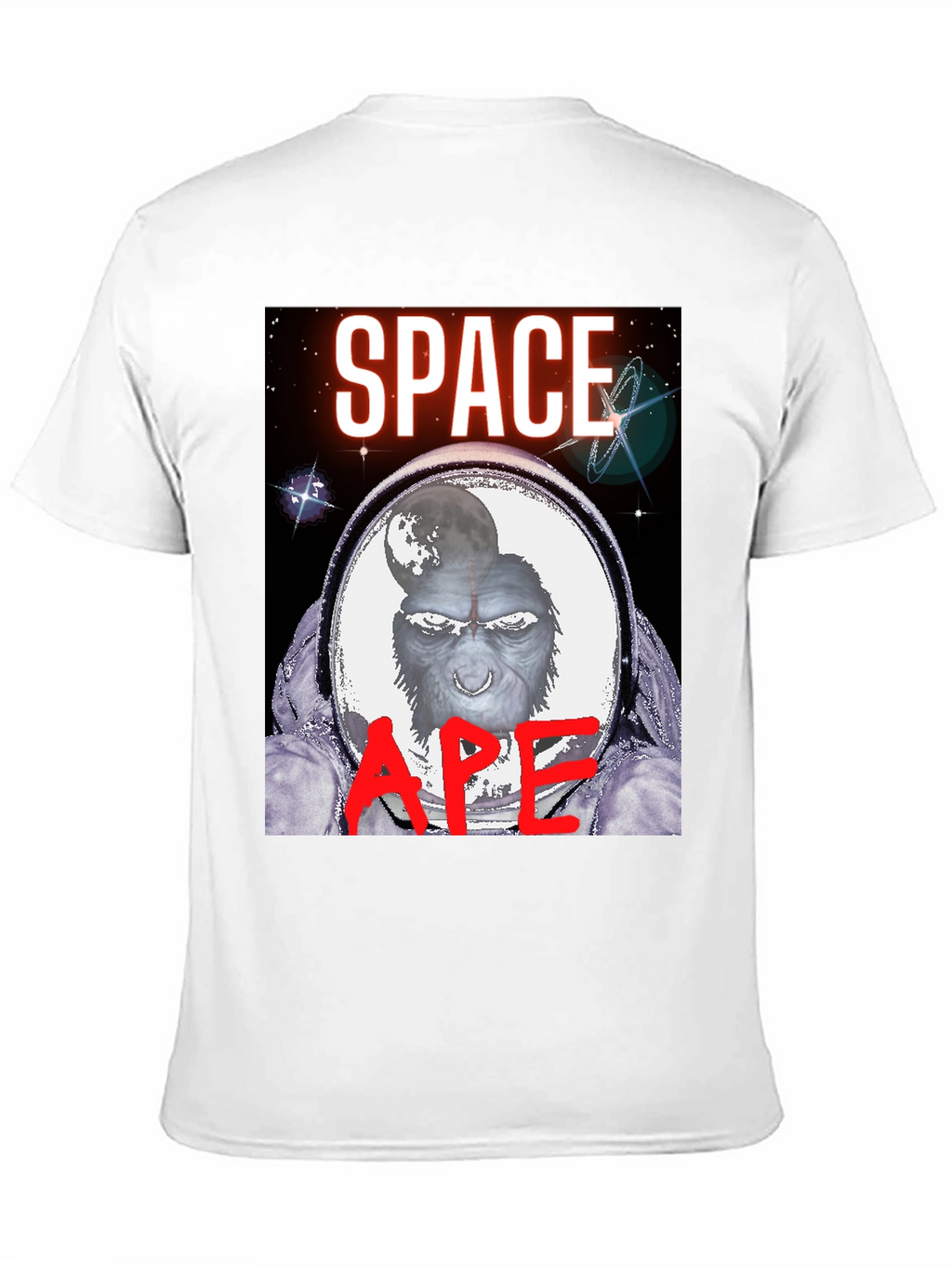 Space Ape Graphic T-Shirt - Black