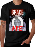 Space Ape Graphic T-Shirt - Black