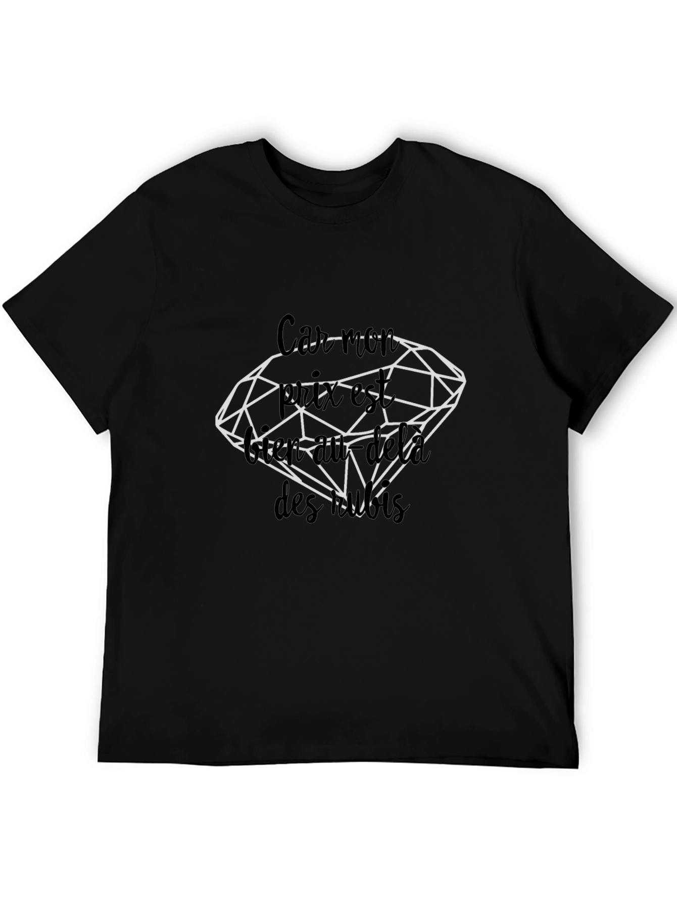 Diamond Graphic Black T-Shirt