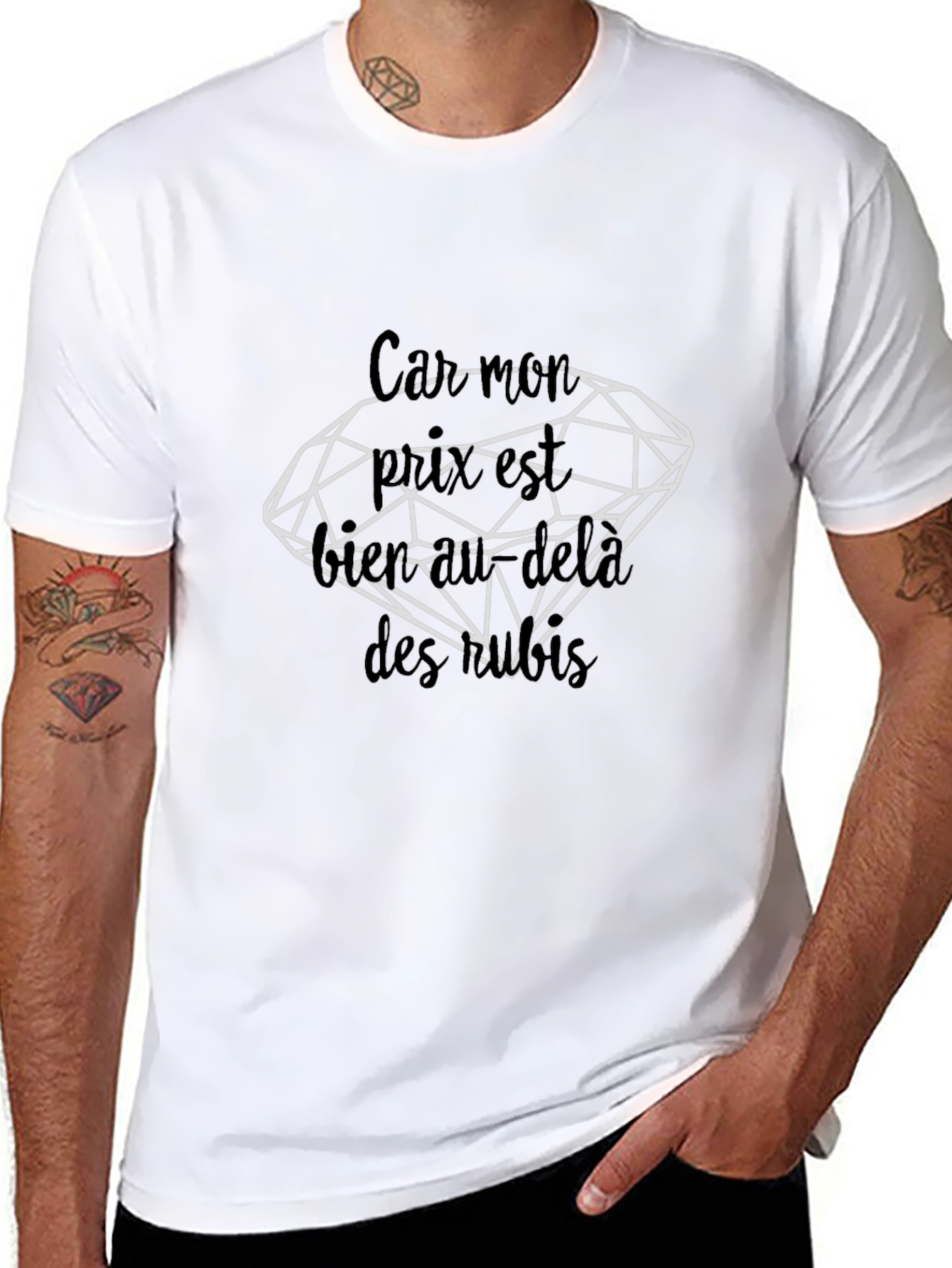 Diamond Graphic Black T-Shirt
