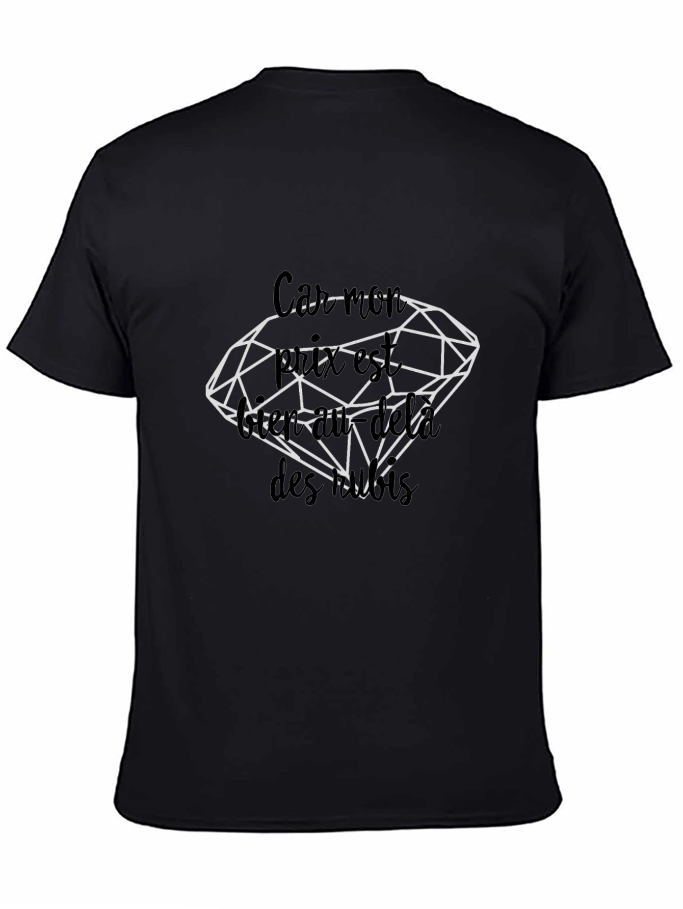 Diamond Graphic Black T-Shirt