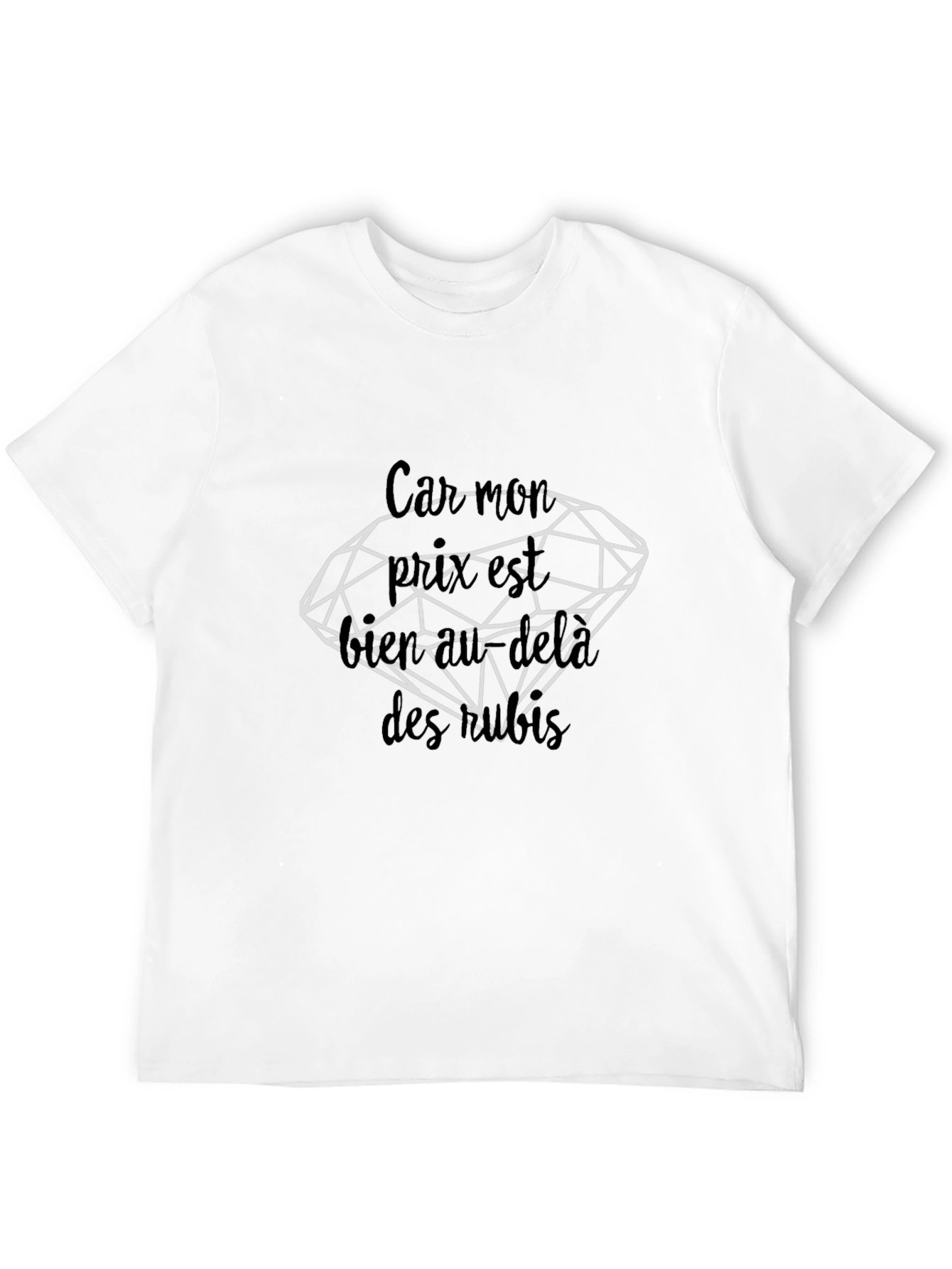 Diamond Graphic Black T-Shirt