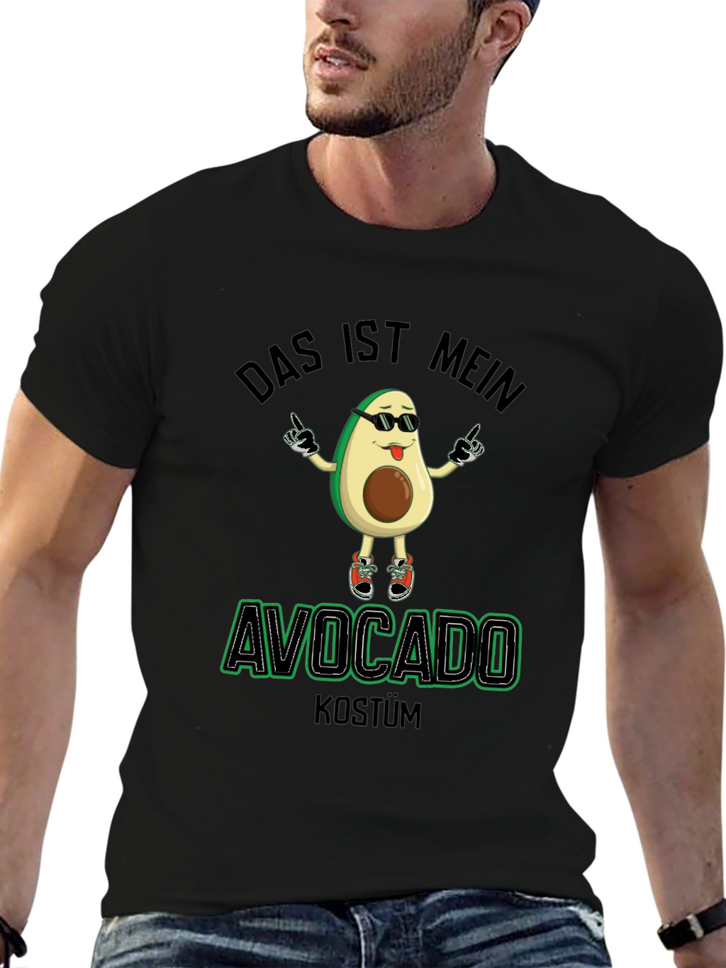 Avocado Costume T-Shirt - Funny German Design