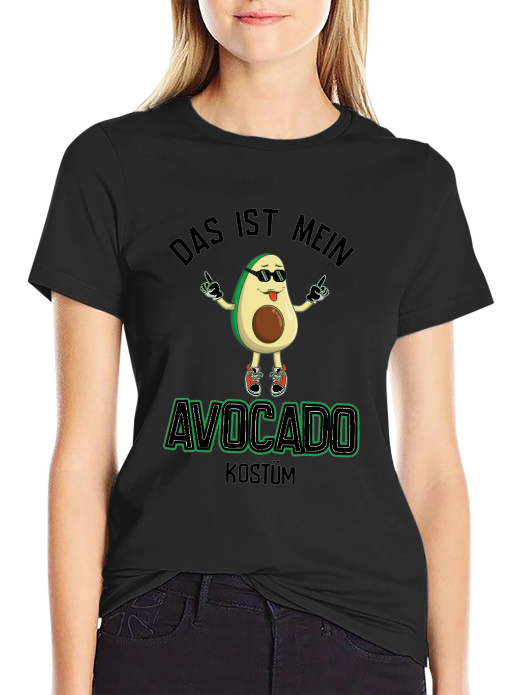 Avocado Costume T-Shirt - Funny German Design