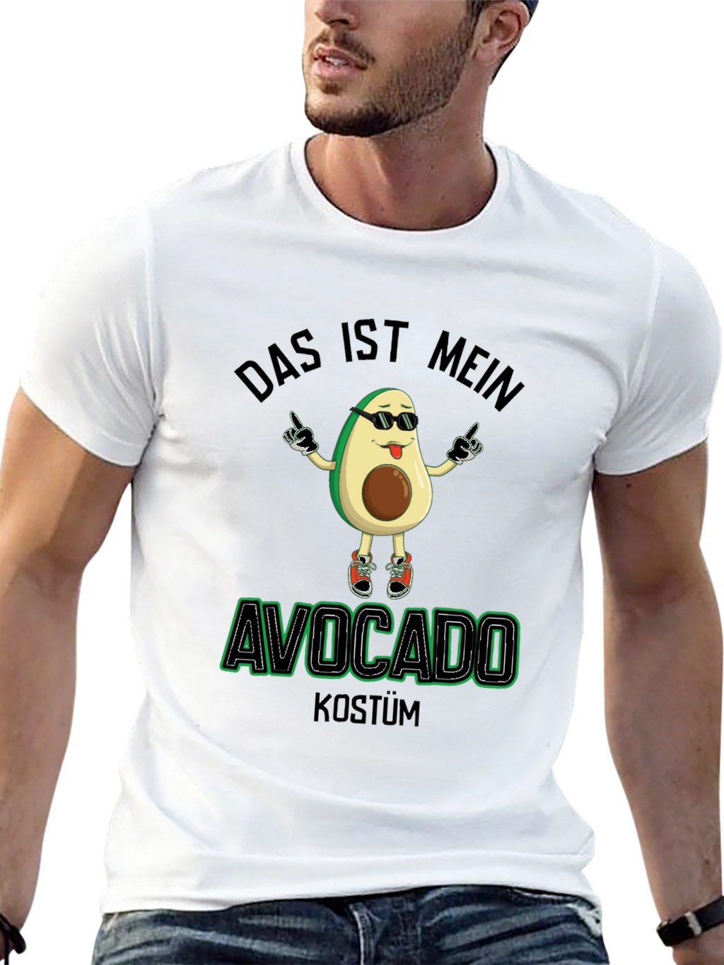 Avocado Costume T-Shirt - Funny German Design