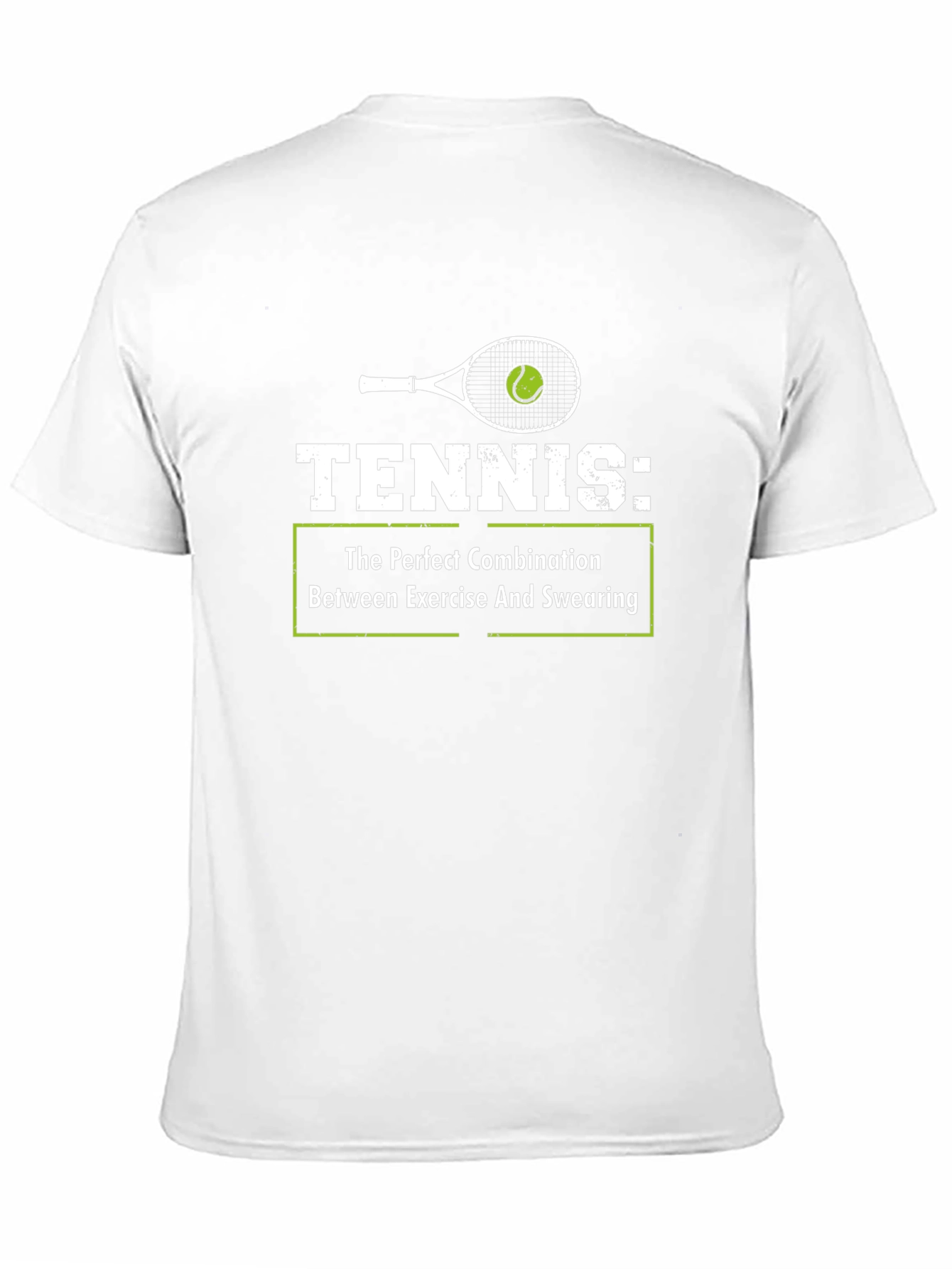 Tennis Exercise Swearing Graphic Tee