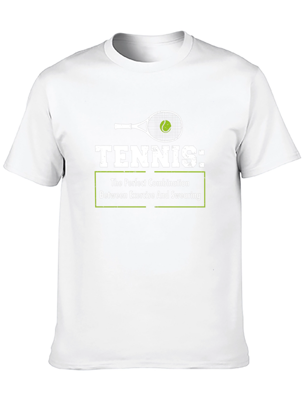 Tennis Exercise Swearing Graphic Tee