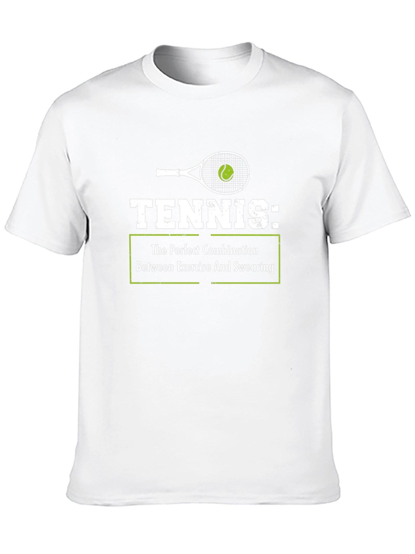 Tennis Exercise Swearing Graphic Tee