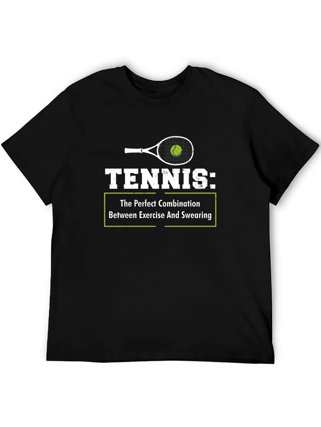 Tennis Exercise Swearing Graphic Tee
