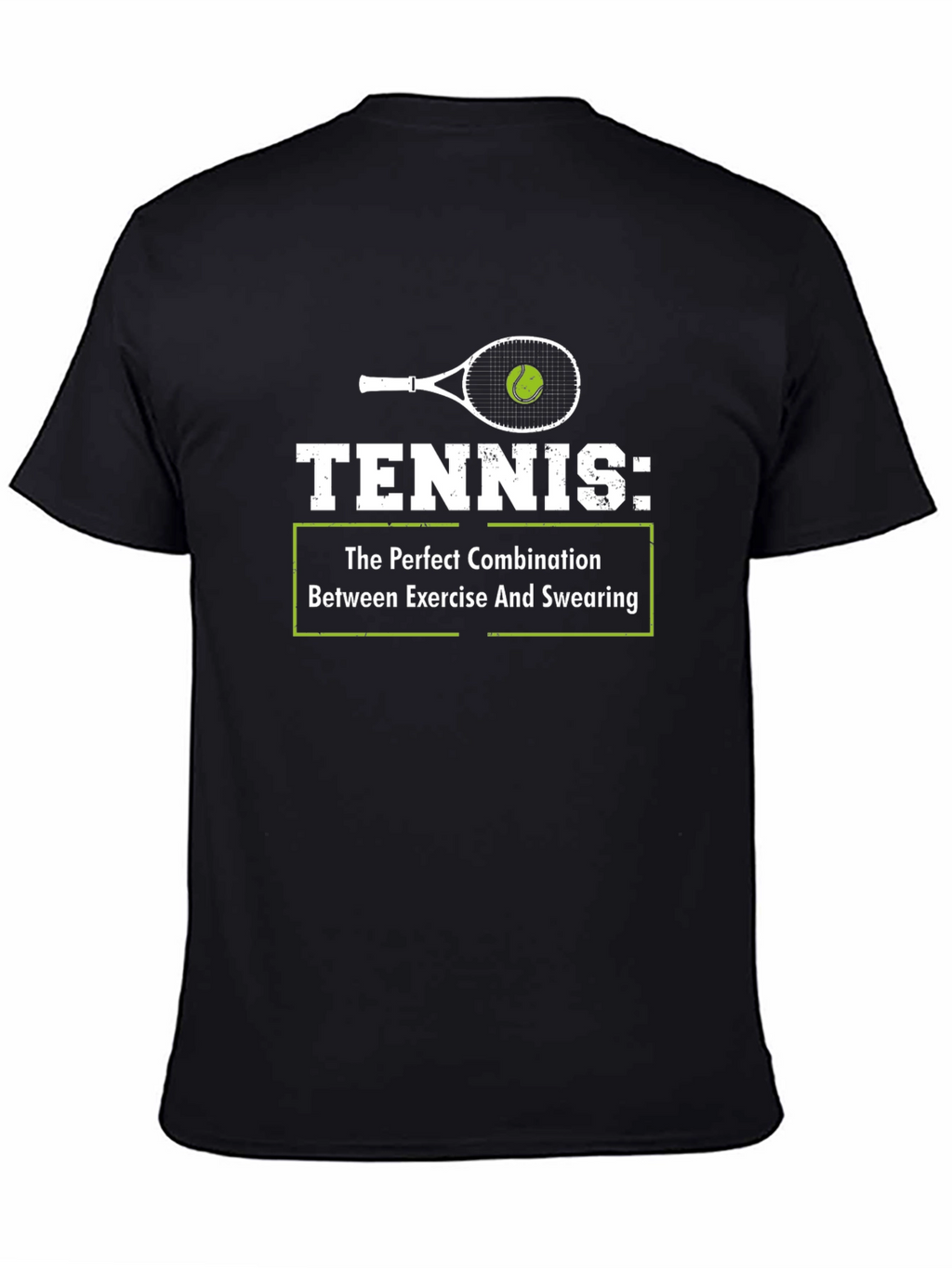 Tennis Exercise Swearing Graphic Tee