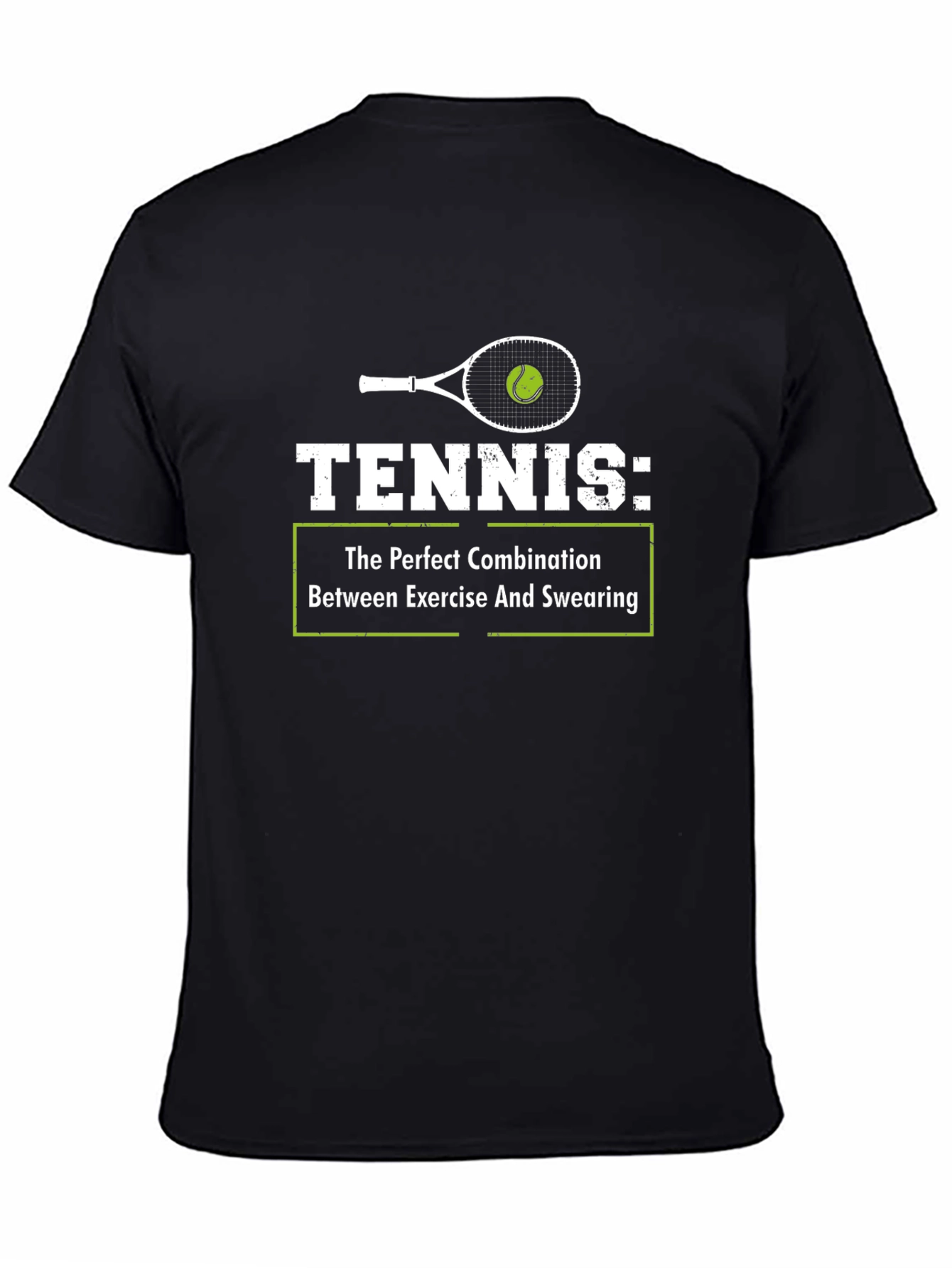 Tennis Exercise Swearing Graphic Tee