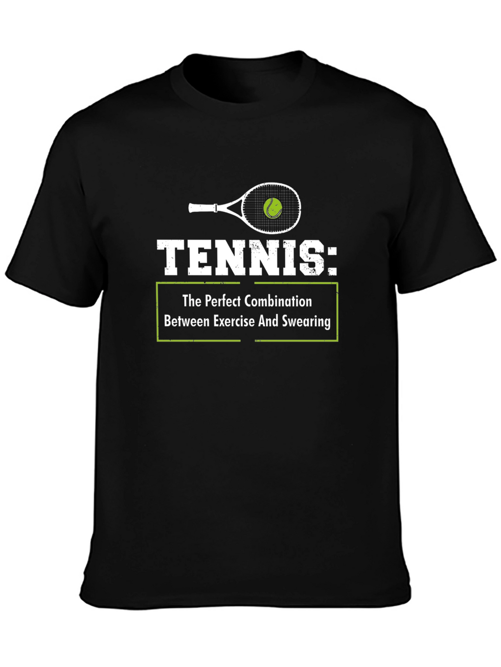 Tennis Exercise Swearing Graphic Tee