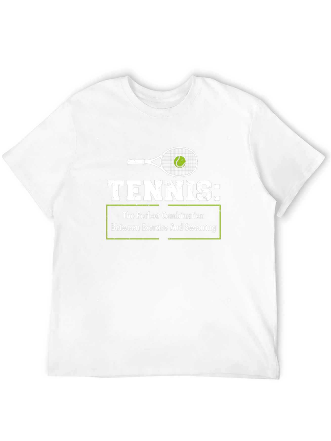 Tennis Exercise Swearing Graphic Tee