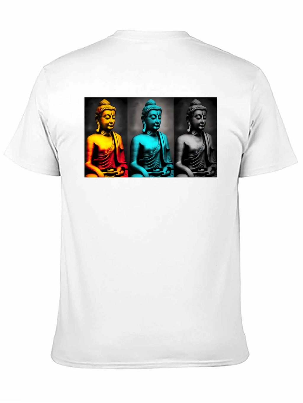 Buddha Pop Art T-Shirt - Black