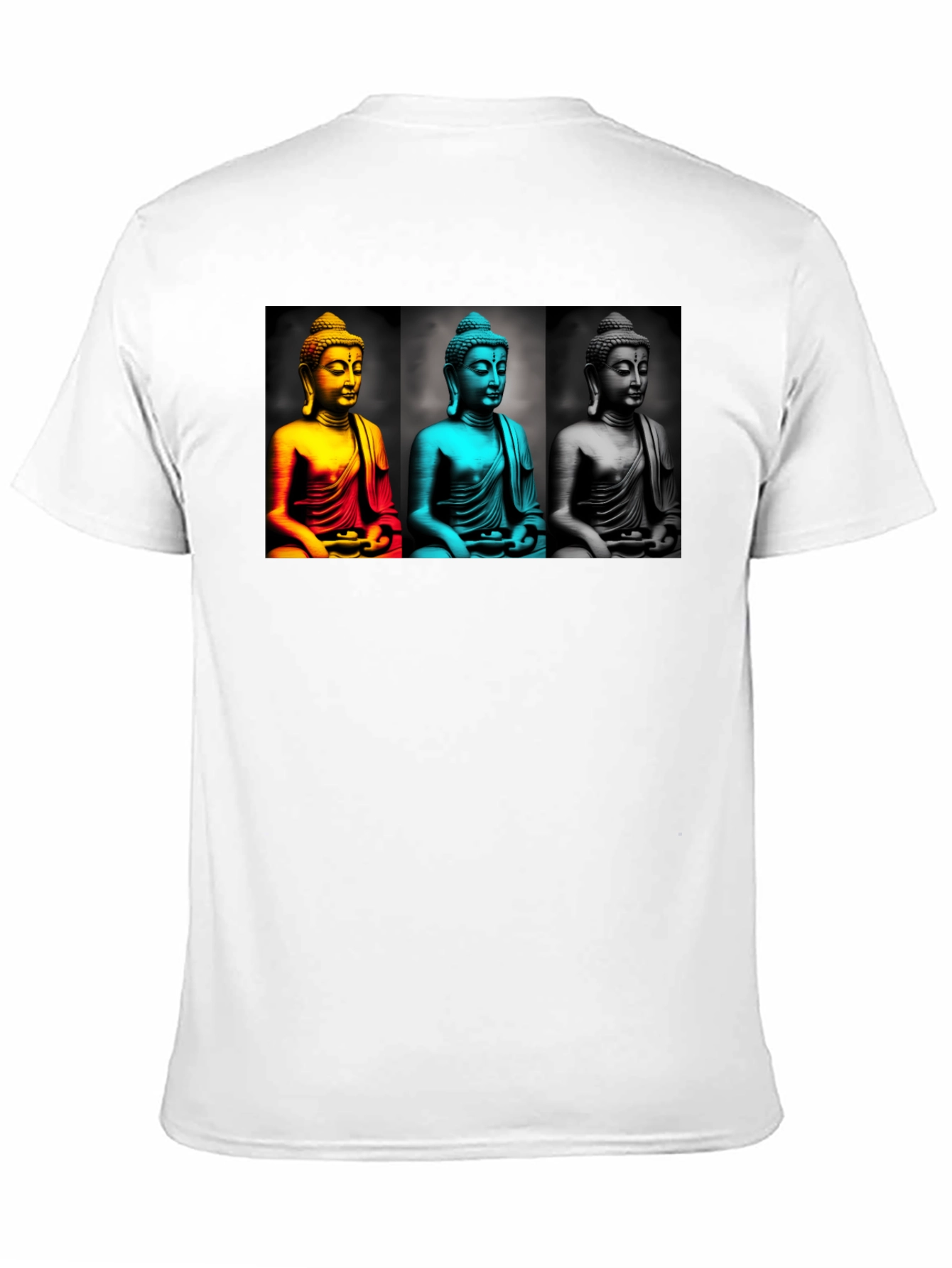 Buddha Pop Art T-Shirt - Black