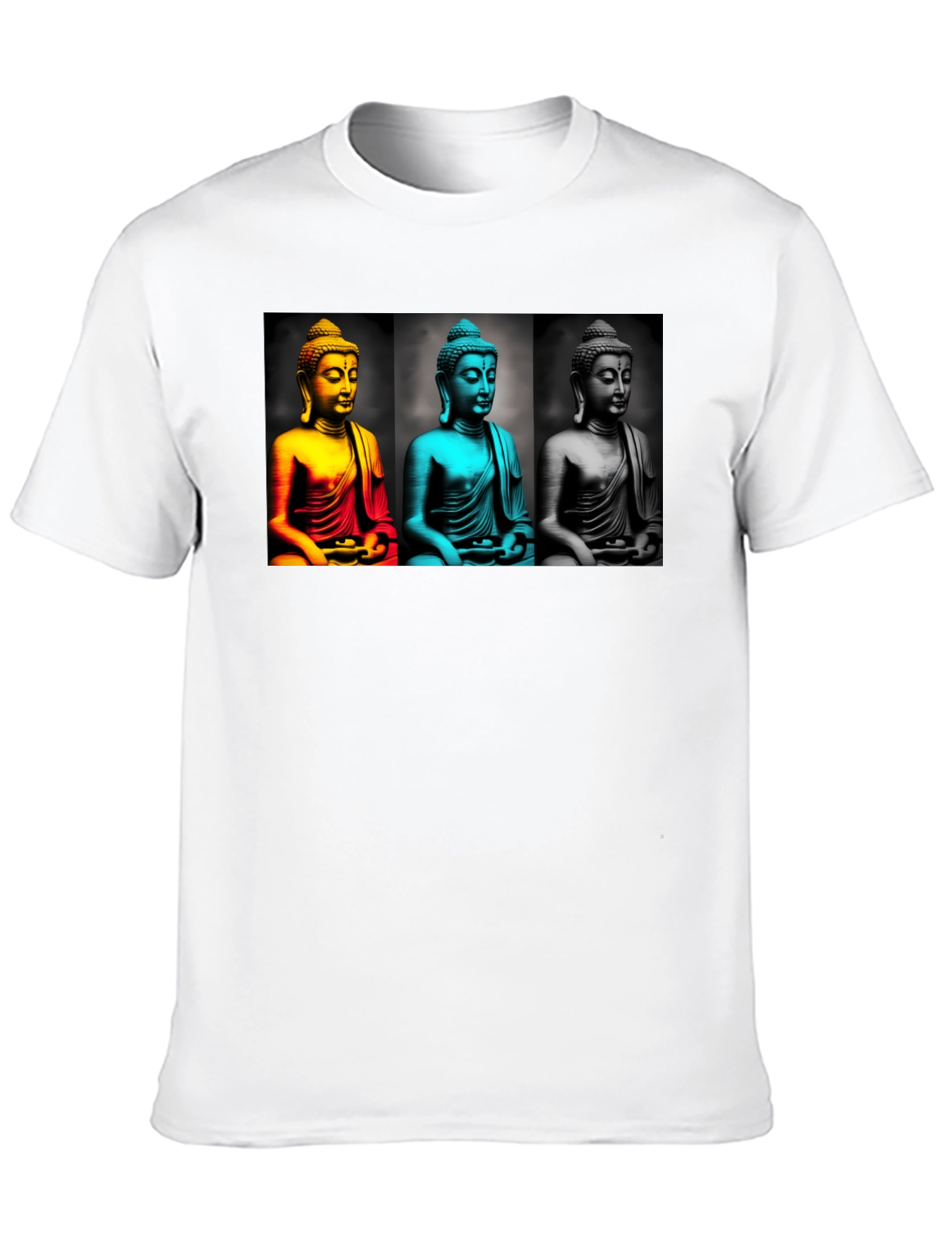 Buddha Pop Art T-Shirt - Black