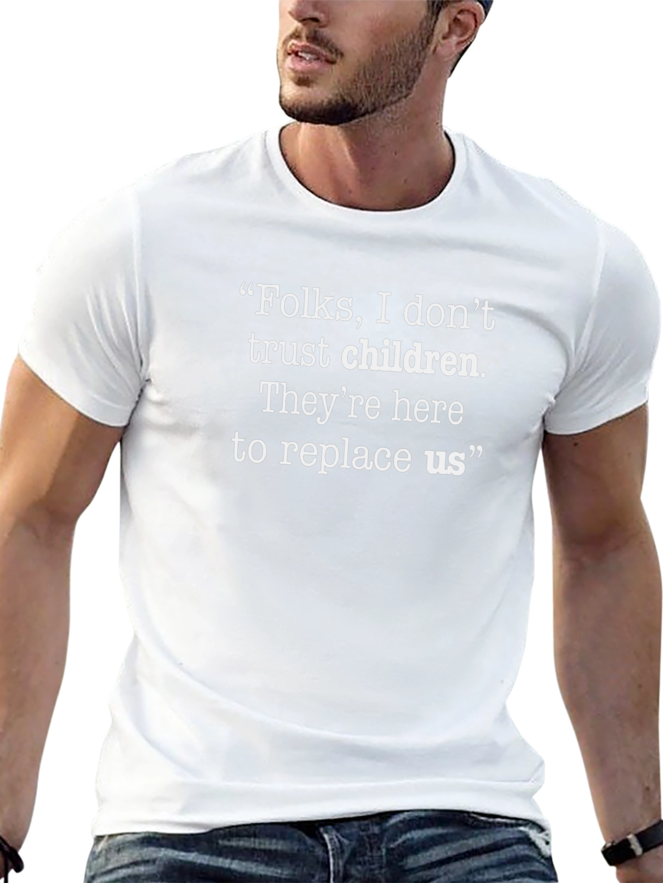 Funny Anti-Children Statement T-Shirt