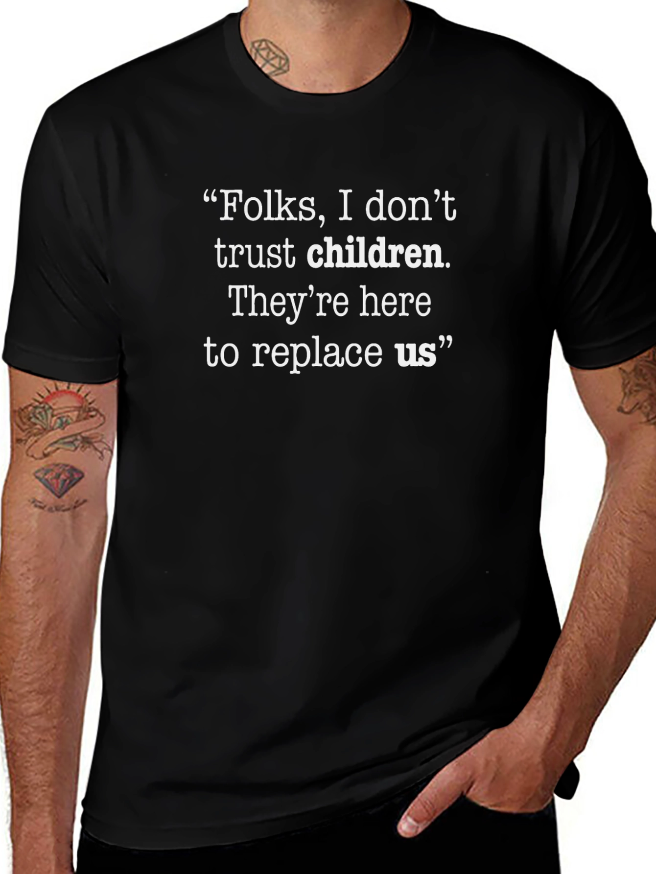Funny Anti-Children Statement T-Shirt