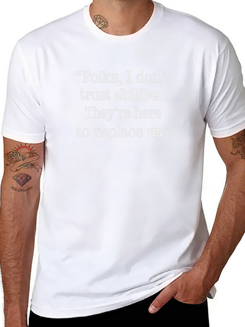 Funny Anti-Children Statement T-Shirt