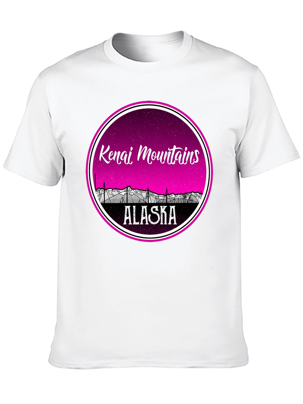 Kenai Mountains Alaska Graphic Tee