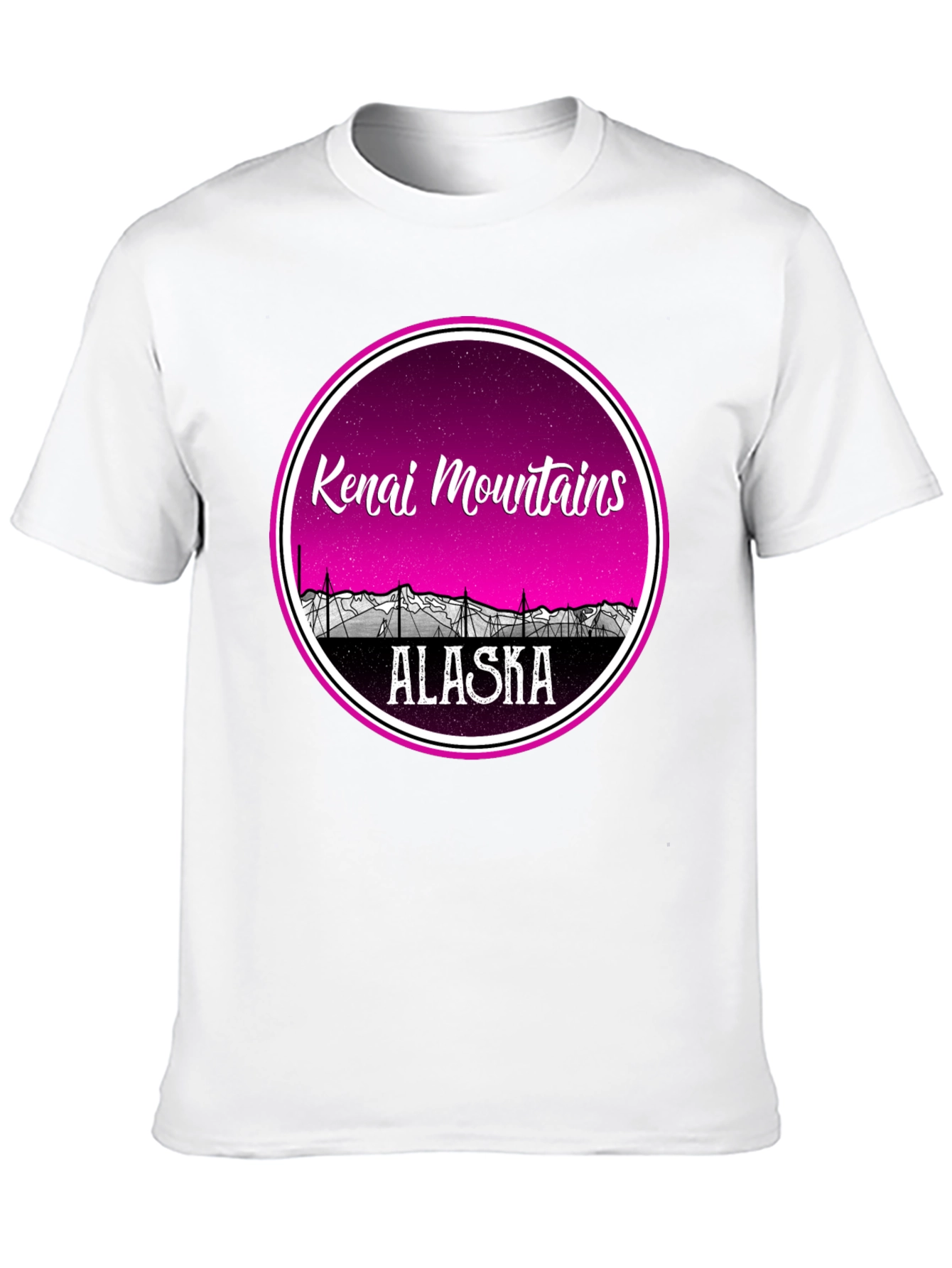 Kenai Mountains Alaska Graphic Tee