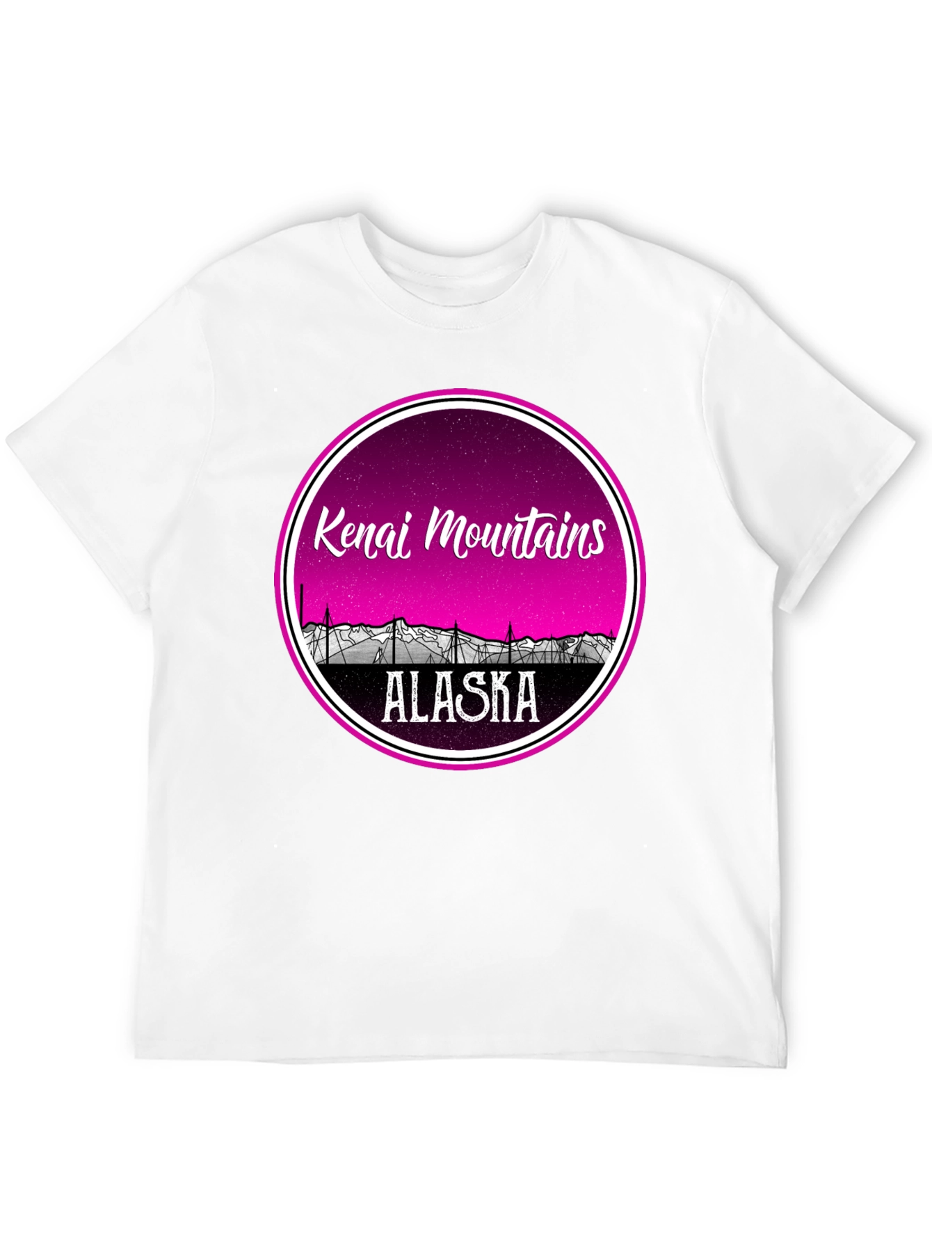 Kenai Mountains Alaska Graphic Tee