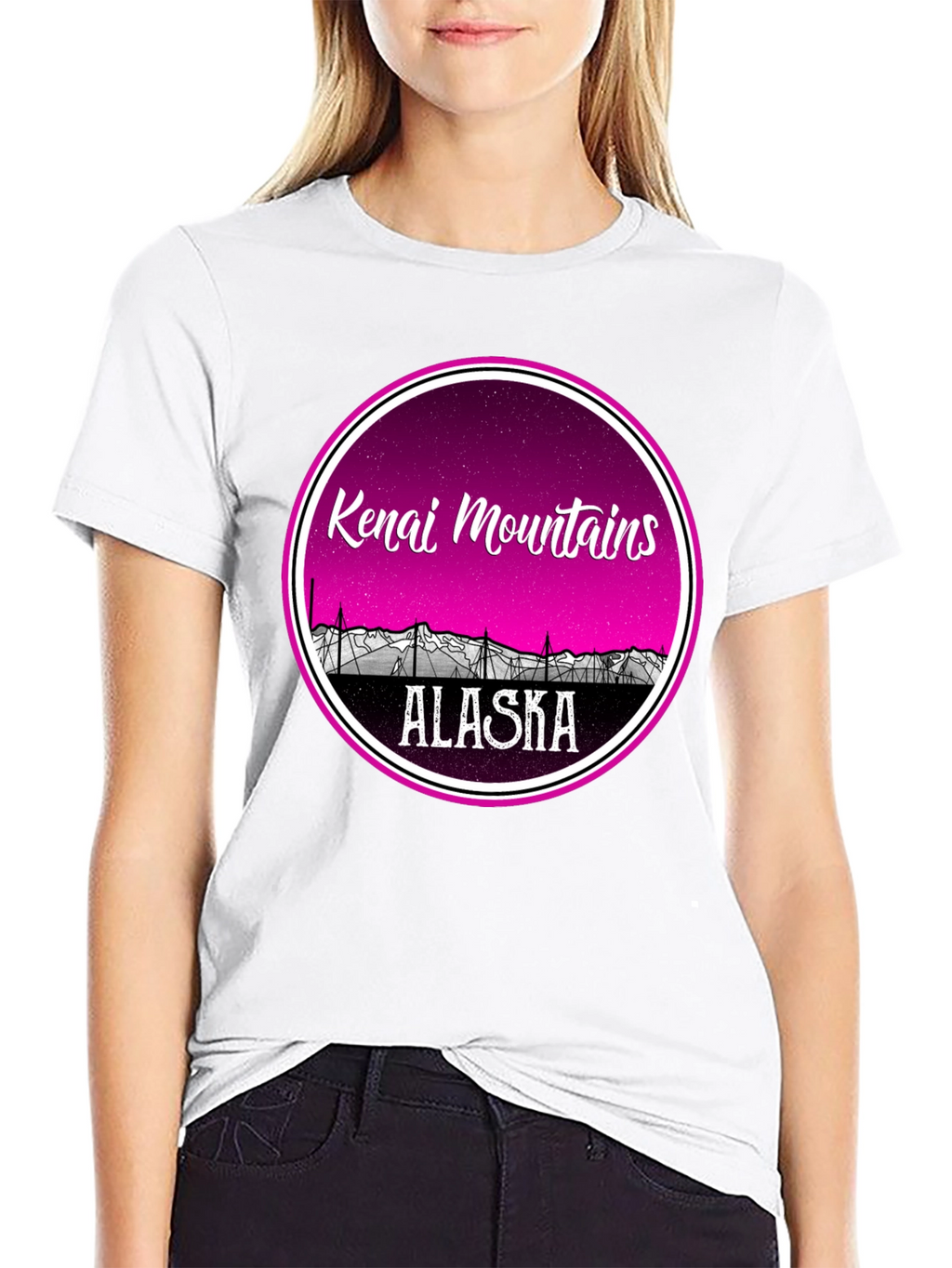 Kenai Mountains Alaska Graphic Tee