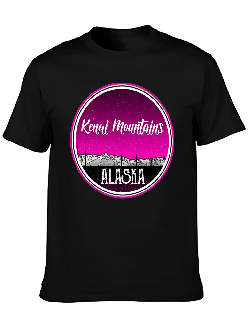 Kenai Mountains Alaska Graphic Tee