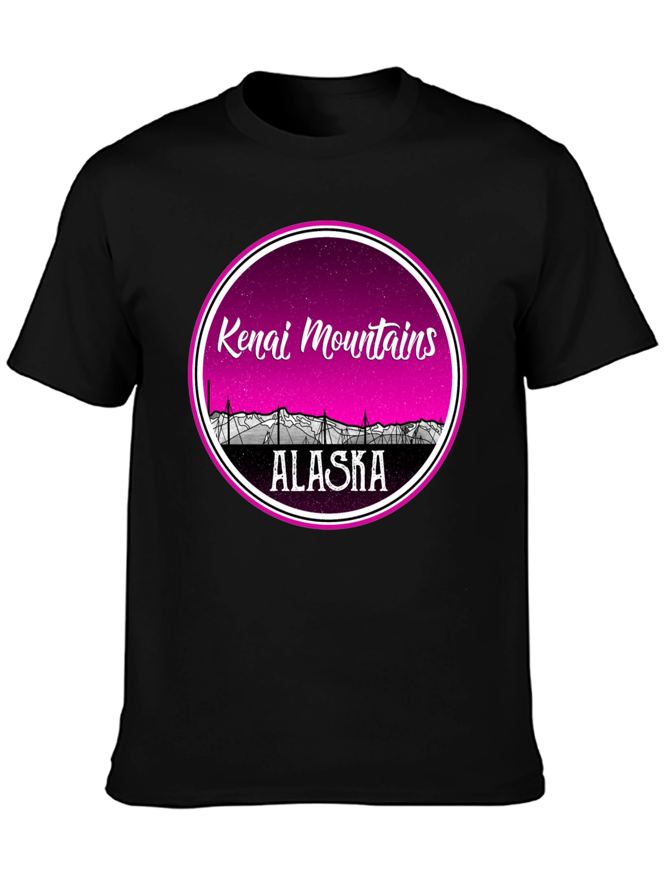 Kenai Mountains Alaska Graphic Tee