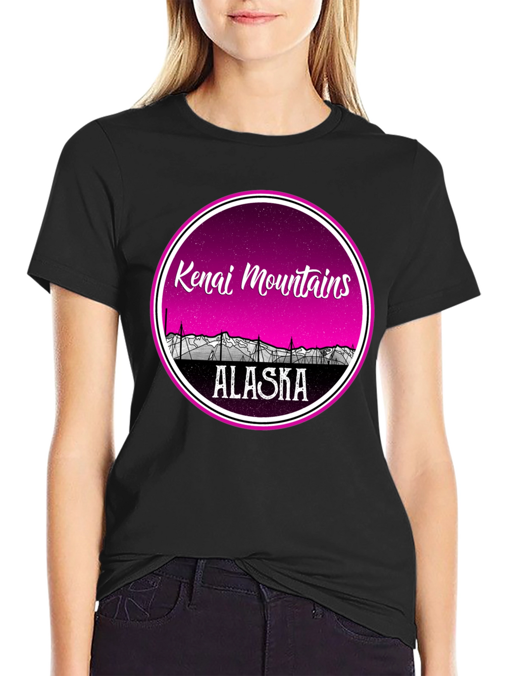 Kenai Mountains Alaska Graphic Tee