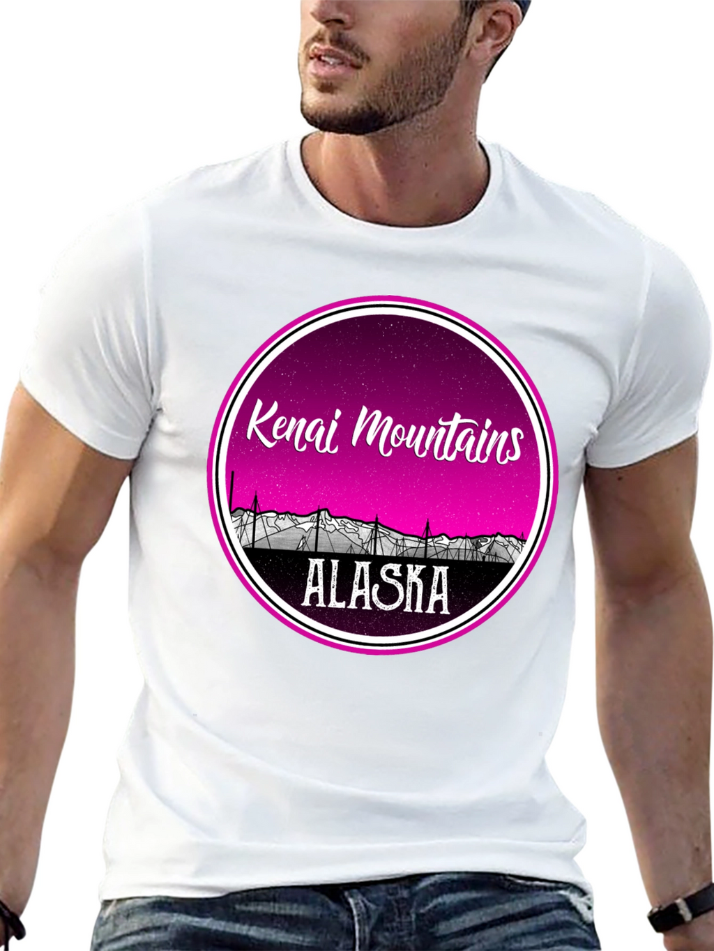 Kenai Mountains Alaska Graphic Tee