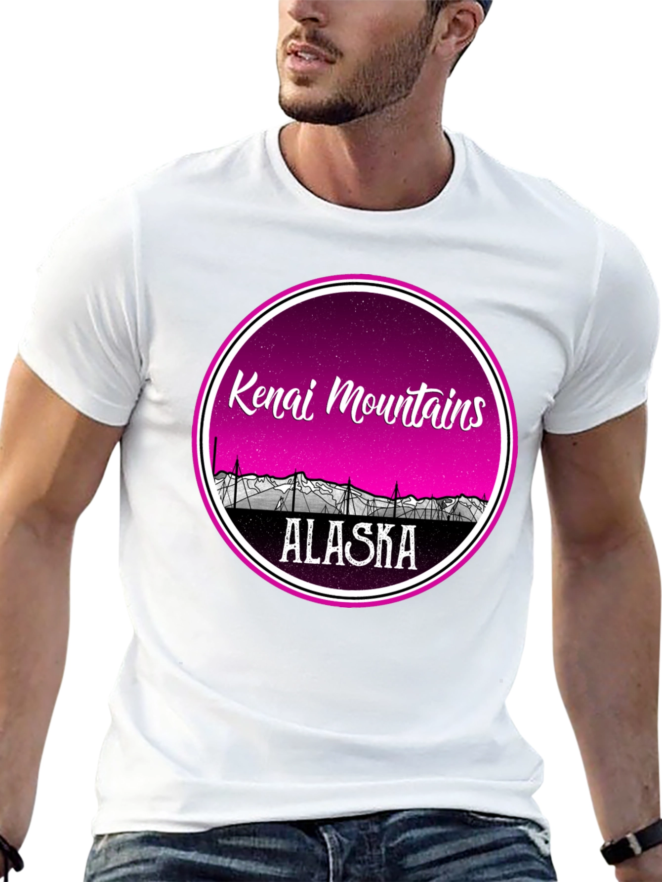 Kenai Mountains Alaska Graphic Tee