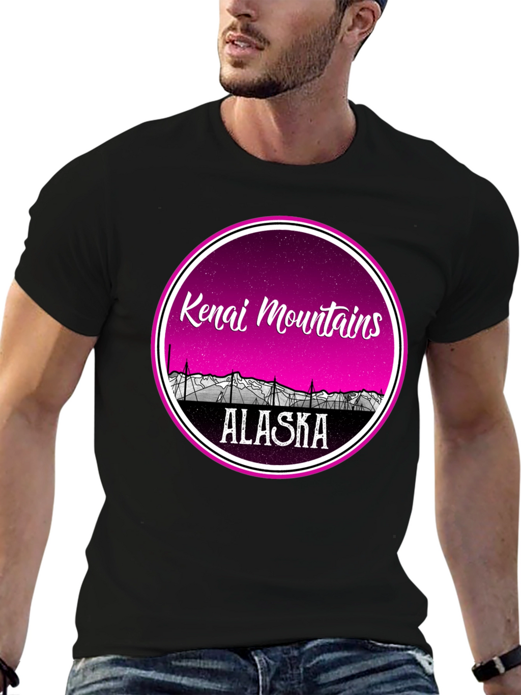 Kenai Mountains Alaska Graphic Tee