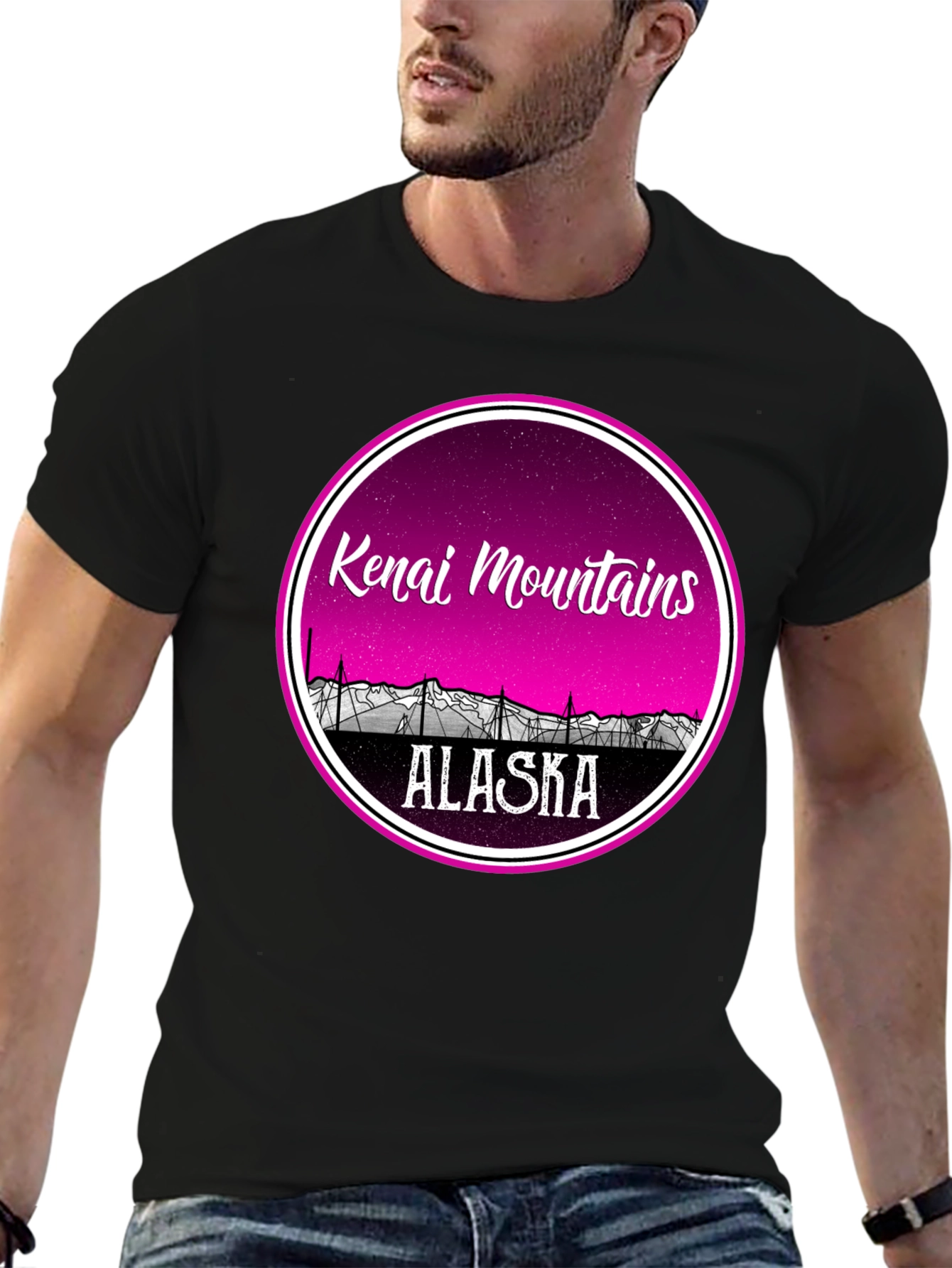 Kenai Mountains Alaska Graphic Tee