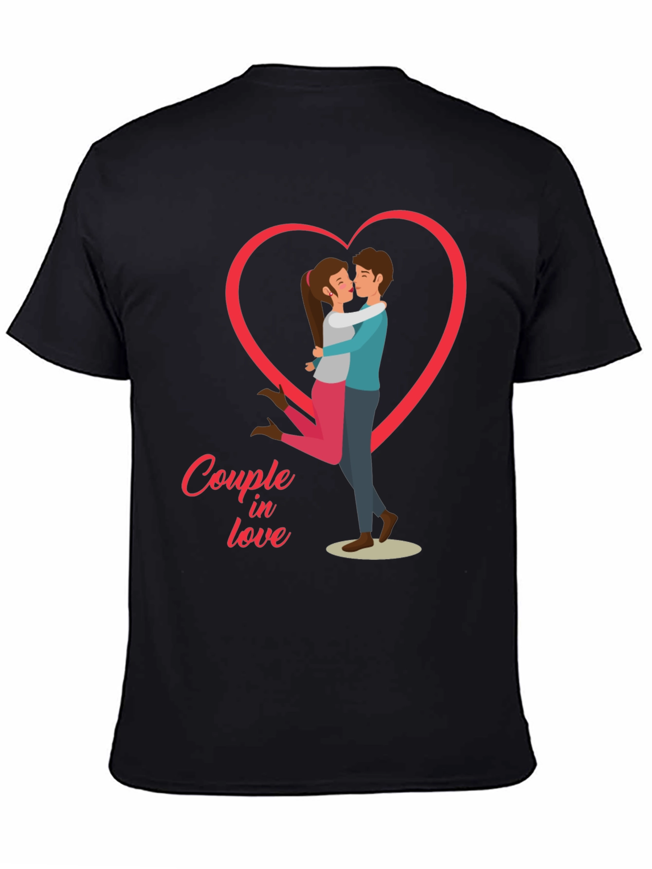 Couple in Love Graphic Tee - Valentines Day Shirt