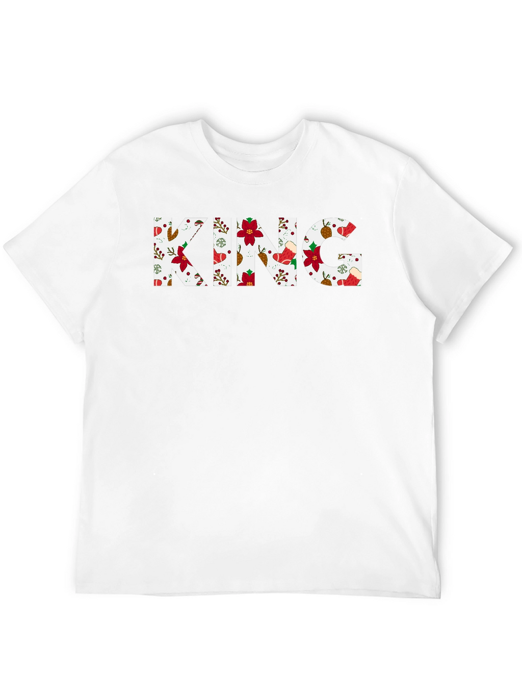 King Christmas Pattern T-Shirt