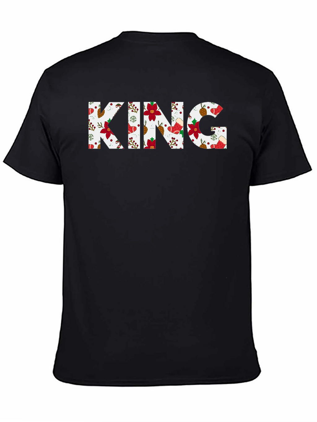King Christmas Pattern T-Shirt