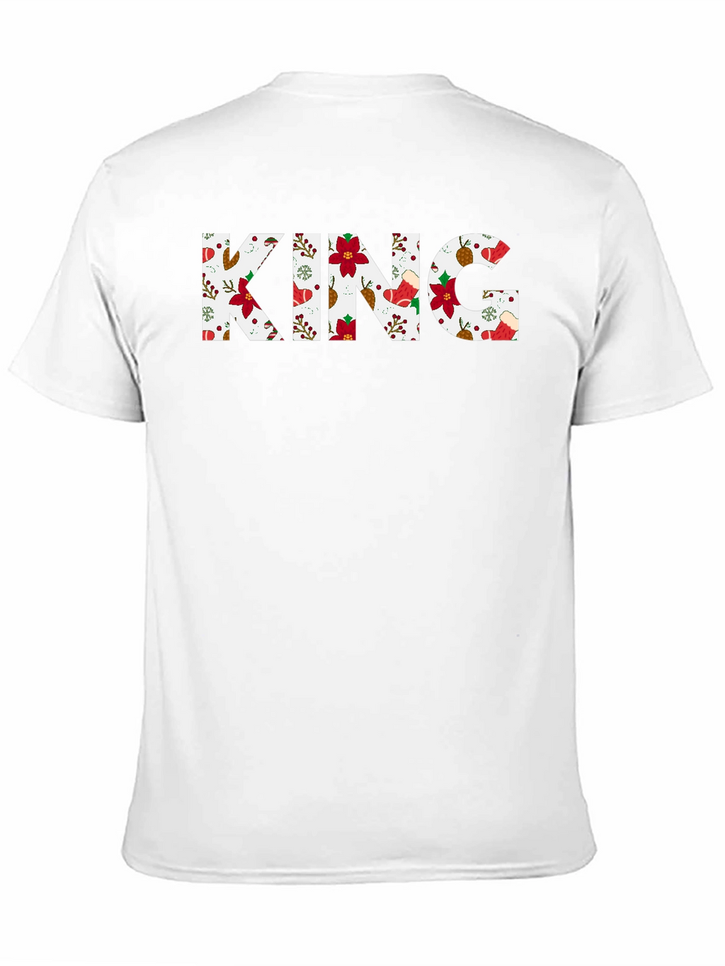 King Christmas Pattern T-Shirt