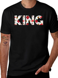 King Christmas Pattern T-Shirt