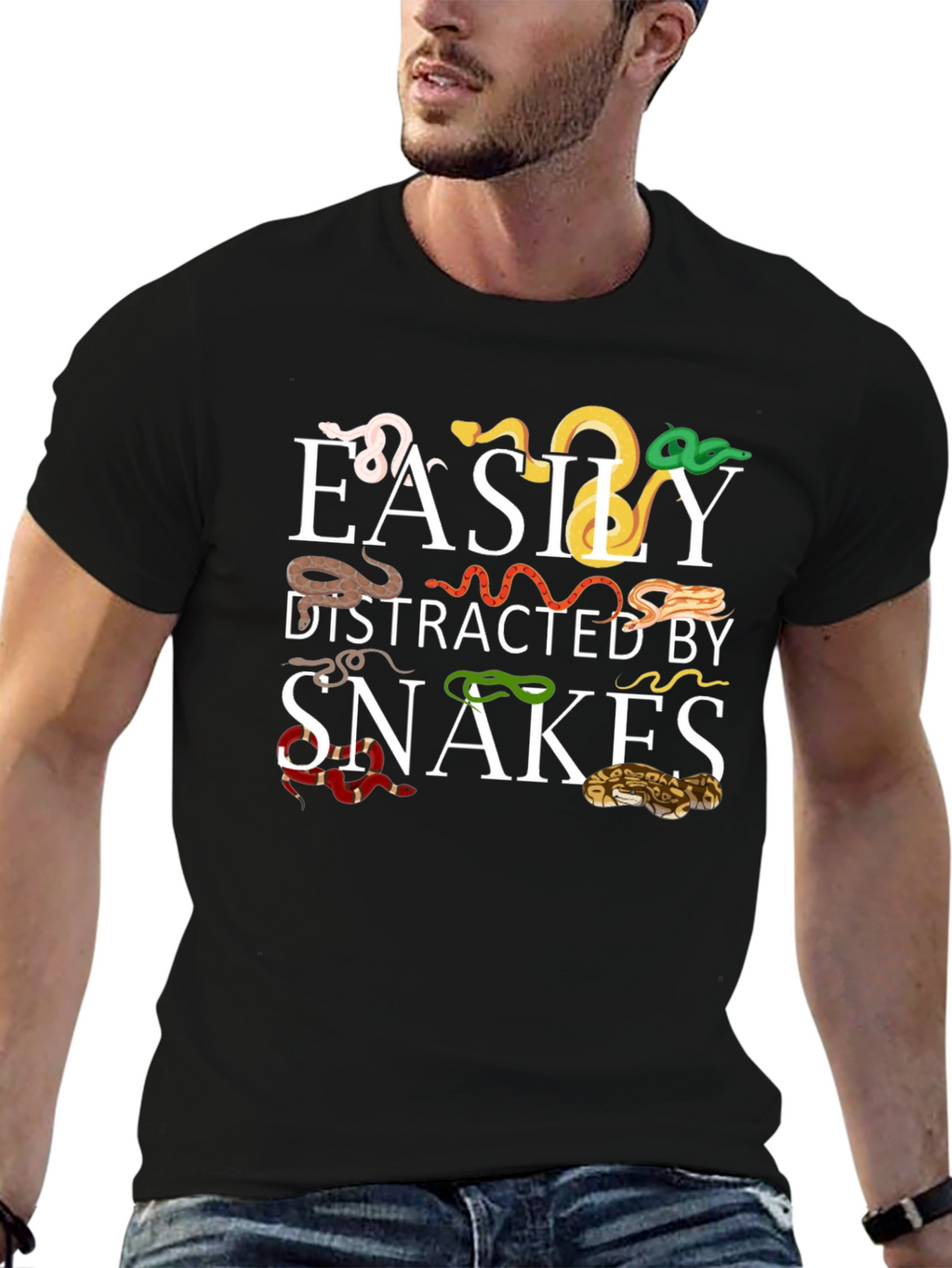 Easily Distracted by Snakes T-Shirt