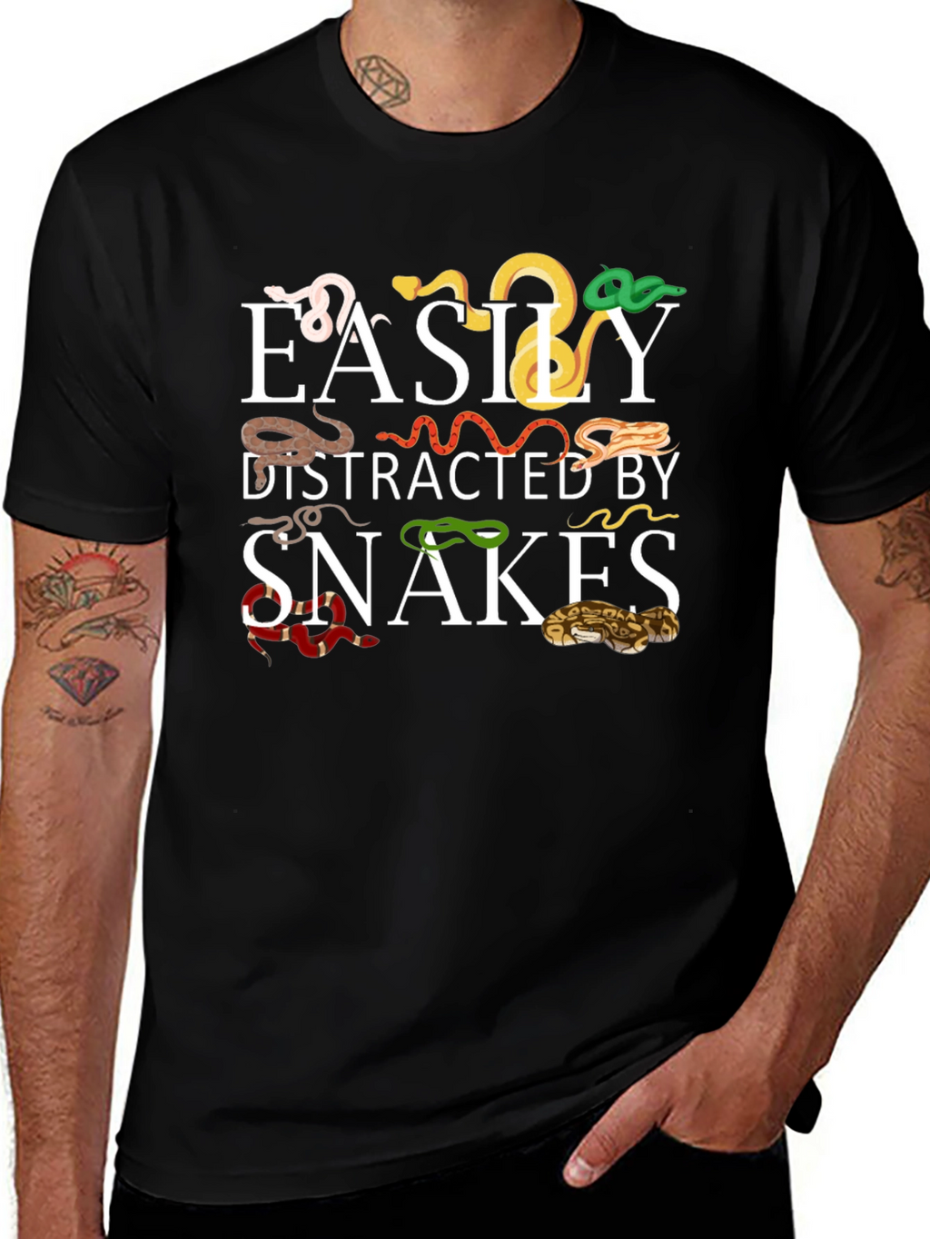 Easily Distracted by Snakes T-Shirt