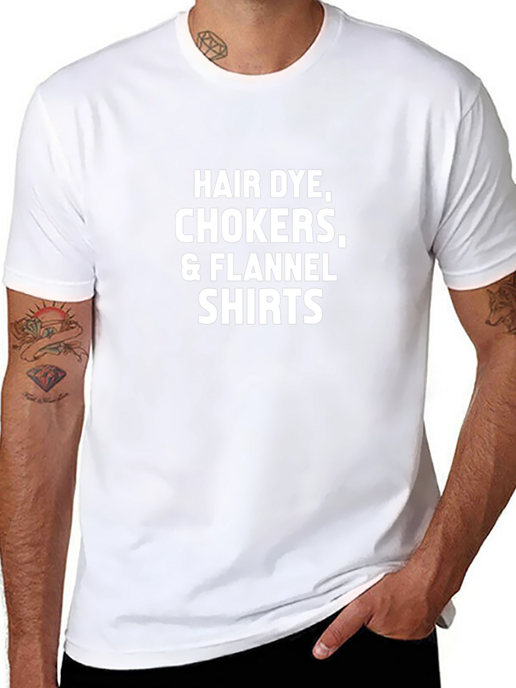 Hair Dye Chokers & Flannel Shirts T-Shirt