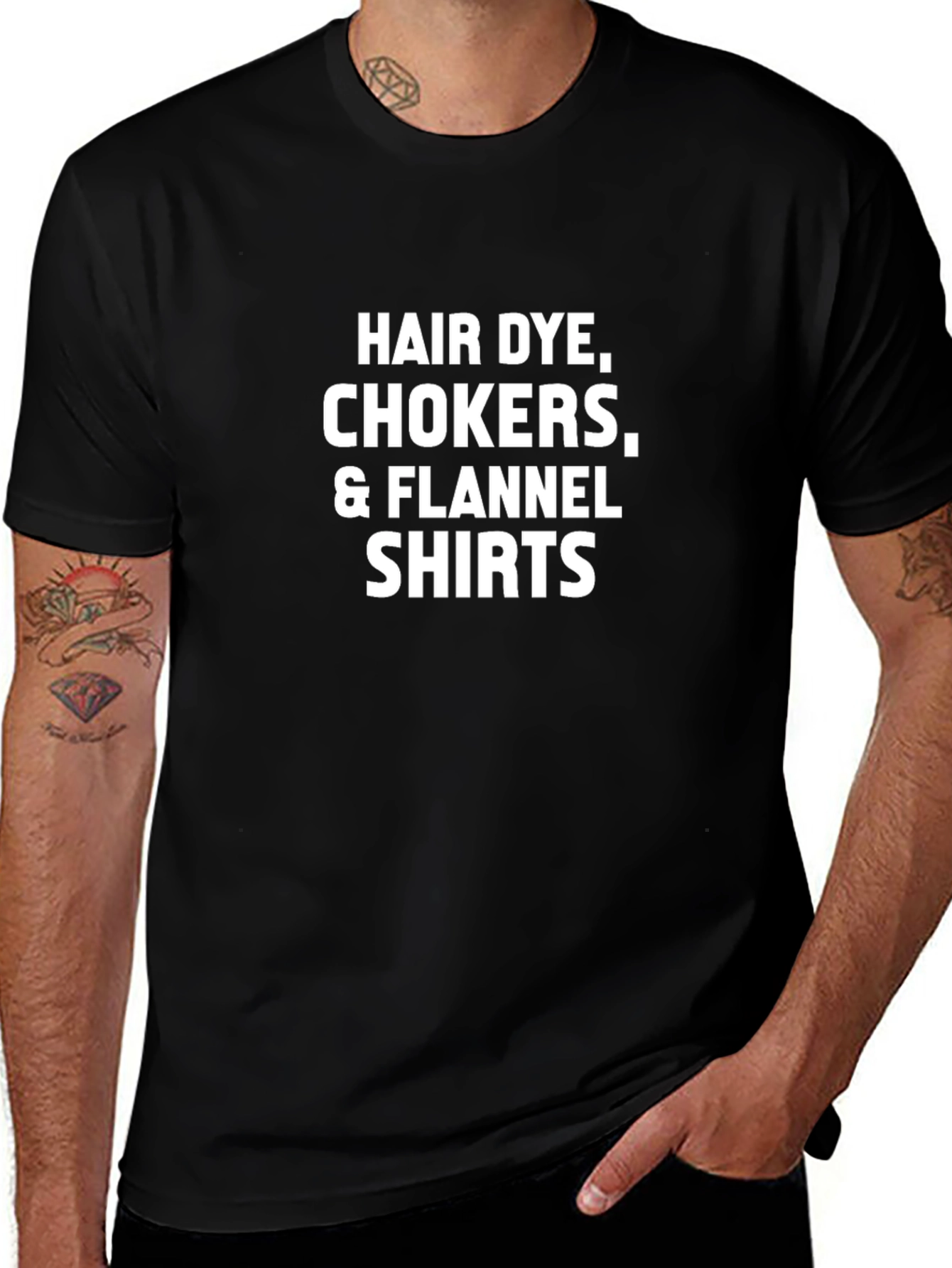 Hair Dye Chokers & Flannel Shirts T-Shirt