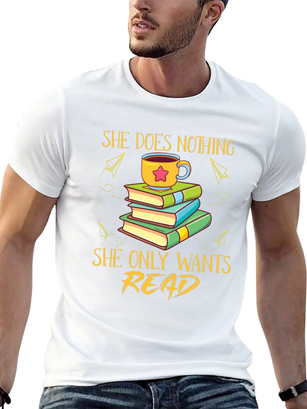 She Does Nothing She Only Wants Read T-Shirt